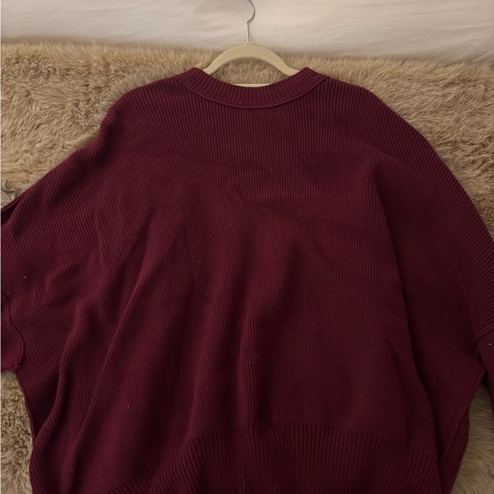 Free People Rich Burgundy Easy Street Tunic